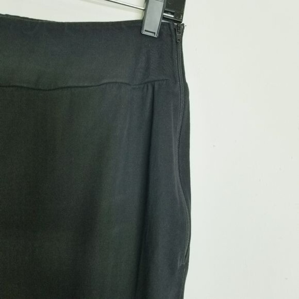 Cut Loose Black Side Zip Ankle Pants Wide Waist Band Stretchy NO POCKETS sz S - Picture 3 of 8